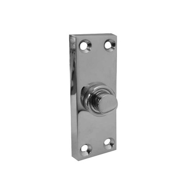 Frelan Hardware Bell Push, Polished Chrome - JV18PC POLISHED CHROME