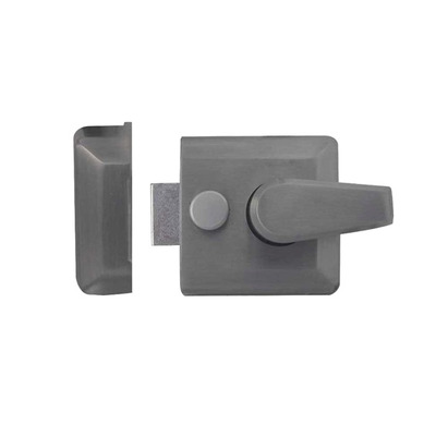 Frelan Hardware Narrow Stile Nightlatch, Satin Chrome - JL5031SC SATIN CHROME