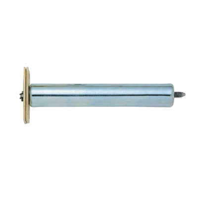 Frelan Hardware Concealed Door Closer, Electro Brass - JW900EB POLISHED BRASS - RADIUS PLATE
