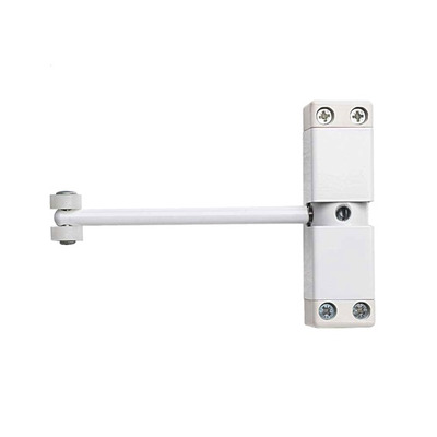 Frelan Hardware Surface Mounted Spring Arm Door Closer, White - JW901WH WHITE