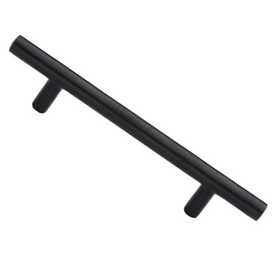 Heritage Brass T Bar Design Cabinet Pull Handle (101mm, 128mm, 160mm OR 203mm C/C), Matt Black - C0361-BKMT MATT BLACK - 101mm C/C