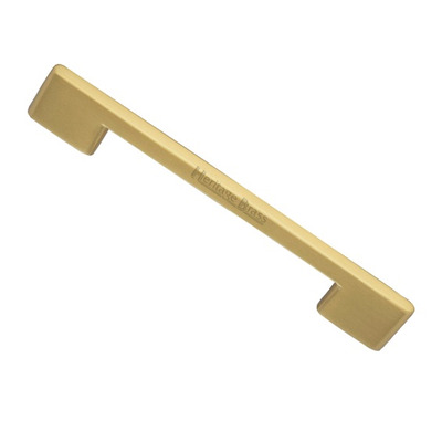 Heritage Brass Victorian Cabinet Pull Handle (Various Lengths), Satin Brass - C3681-SB SATIN BRASS - 96mm C/C