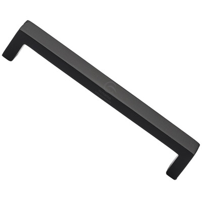 M Marcus Wide Urban Cabinet Pull Handle (96mm, 128mm, 160mm OR 192mm C/C), Matt Black Rustic Iron - FB4338 MATT BLACK RUSTIC IRON - 96mm c/c