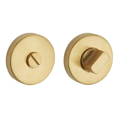 Access Hardware Bathroom Turn & Release, Satin Brass - A9010SB SATIN BRASS