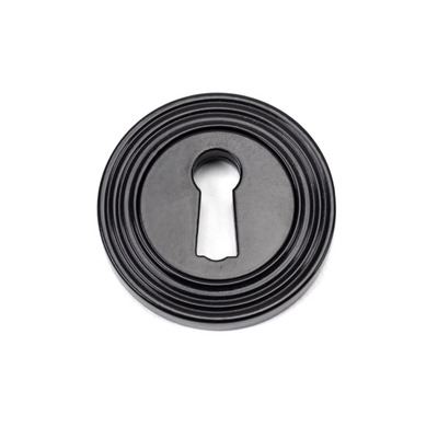 From The Anvil Round Standard Profile Beehive Escutcheon, Black - 45697 BLACK