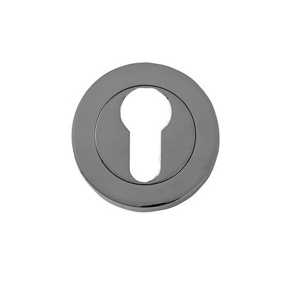 Intelligent Hardware Euro Profile Escutcheon, Black Nickel - ESC.EUR.BNP BLACK NICKEL