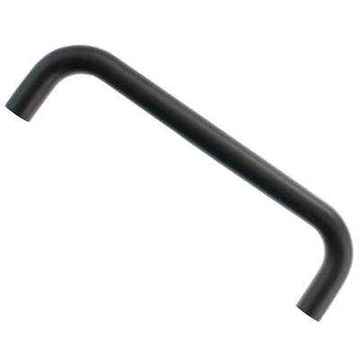 Atlantic Hardware Stainless Steel Commercial 19mm Diameter D Pull Handle, Matt Black - APH15019MB MATT BLACK - 150mm x 19mm