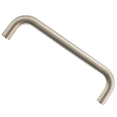 Atlantic Hardware Stainless Steel Commercial 19mm Diameter D Pull Handle, Satin Stainless Steel - APH15019SSS SATIN STAINLESS STEEL - 150mm x 19mm