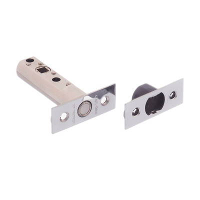 Atlantic Mag-Latch 86mm Magnetic Tubular Latches (Bolt Through), Polished Chrome - ML3PC POLISHED CHROME