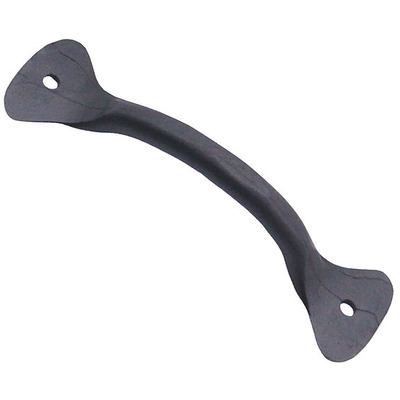 Spira Brass Hammered Cupboard Pull Handle (100mm, 150mm OR 200mm Length), Black Antique - FC228 BLACK ANTIQUE - 150mm