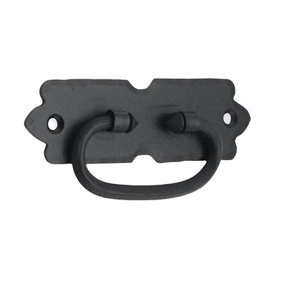 Spira Brass Arrow Cabinet Ring Drop Pull (45mm x 110mm), Black Antique - FC255 BLACK ANTIQUE