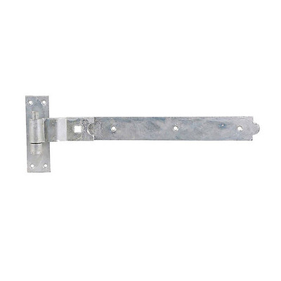 Spira Brass Cranked Hook And Band Hinge (Various Sizes), Hot Steel Galvanised - 7171 (sold in singles) HOT STEEL GALVANISED - 12 INCH (300mm)