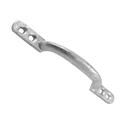 Spira Brass Hot Bed Cupboard Pull Handle (150mm Length), Hot Steel Galvanised - 8155 HOT STEEL GALVANISED - 150mm Length