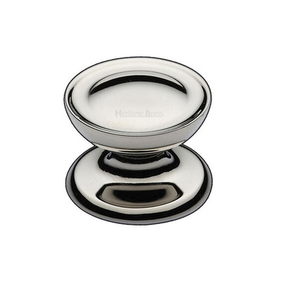 Heritage Brass Surrey Design Cabinet Knob (32mm OR 38mm), Polished Nickel - C4386-PNF POLISHED NICKEL - 32mm