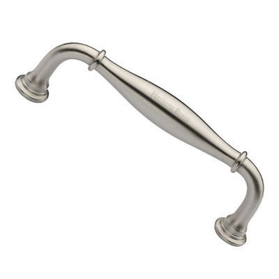 Heritage Brass Henley Traditional Cabinet Pull Handle (102mm, 152mm OR 203mm C/C), Satin Nickel - C3960-SN SATIN NICKEL - 102mm c/c