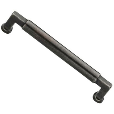M Marcus Solid Bronze Bauhaus Cabinet Pull Handle (96mm, 128mm, 160mm OR 192mm C/C), Rustic Pewter - RPW3312 RUSTIC PEWTER - 96mm c/c