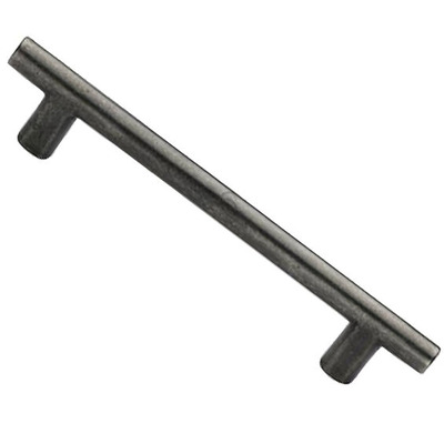 M Marcus Solid Bronze T Bar Cabinet Pull Handle (96mm, 128mm, 160mm OR 192mm C/C), Rustic Pewter - RPW361 RUSTIC PEWTER - 96mm c/c