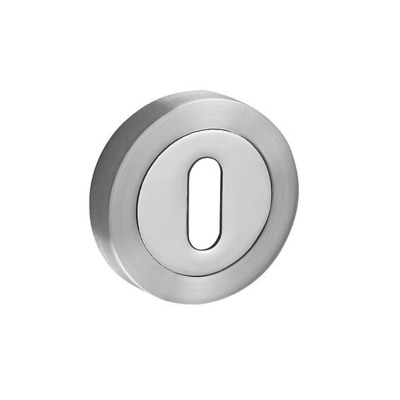 Access Hardware Standard Profile Escutcheon, Dual Finish Chrome Plated Aluminium - D8310DA DUAL FINISH CHROME PLATED ALUMINIUM