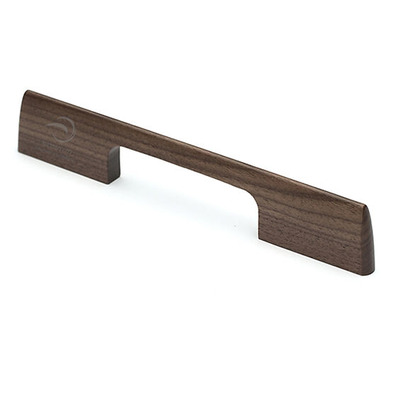 Heritage Brass Wooden Slim Metro Cabinet Pull Handle (160mm, 224mm OR 320mm c/c), Walnut Finish - W7791-160-WAL WALNUT FINISH - 160mm c/c