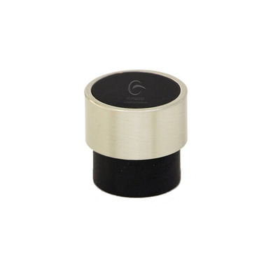 Heritage Brass Wooden Cabinet Knob Radio Design (26mm OR 49mm Diameter), Black Ash Finish - W4370-26-ASH BLACK ASH FINISH - 26mm