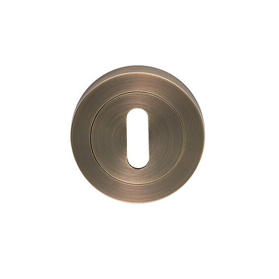 Carlisle Brass Standard Profile Escutcheon, Antique Brass - GK4003AB ANTIQUE BRASS - STANDARD PROFILE (KEY HOLE)