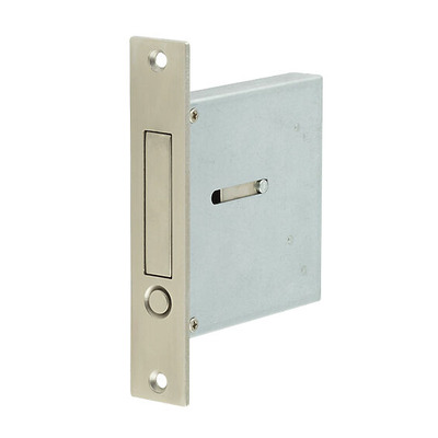 Frelan Hardware Burlington Sliding Door Edge Pull, Satin Chrome - JV820SC SATIN CHROME