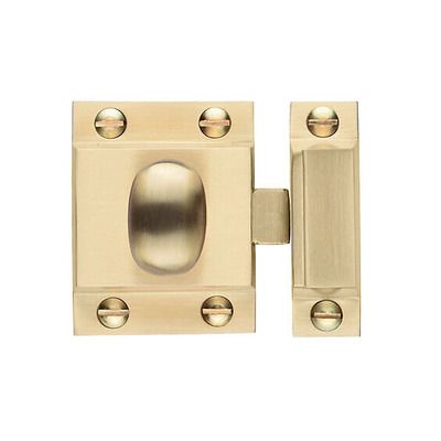 Spira Brass Brass Cupboard Catch Latch, Satin Brass - SB2334SB SATIN BRASS
