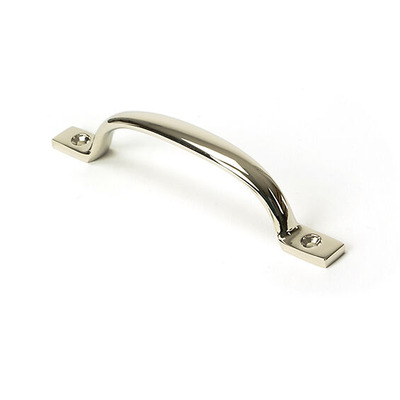 From The Anvil Slim Sash Window Pull Handle (130mm x 12mm), Polished Nickel - 46956 POLISHED NICKEL