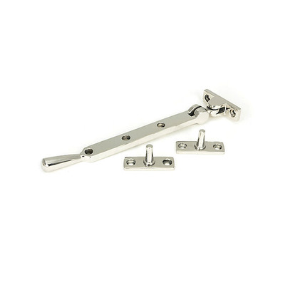 From The Anvil Newbury Window Stay (8", 10" Or 12"), Polished Marine Stainless Steel - 50630 POLISHED MARINE STAINLESS STEEL - 8"