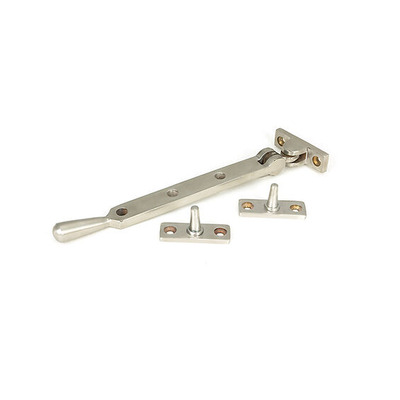 From The Anvil Newbury Window Stay (8", 10" Or 12"), Satin Marine Stainless Steel - 50633 SATIN MARINE STAINLESS STEEL - 12"