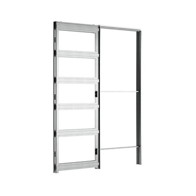 Atlantic Ermetika EvoKit Single Pocket Door System (Various Sizes), Wall Thickness 125mm, White Jamb - EEK2AWH WHITE - 762mm x 1981mm