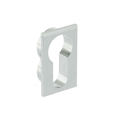 Atlantic Forme Euro Profile Escutcheon On Concealed Square Rose, Polished Chrome - FCSESCEPC (sold in pairs) POLISHED CHROME