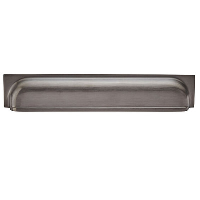 Alexander & Wilks Quantock Cupboard Cup Handle (203mm c/c), Dark Bronze PVD - AW906DBZPVD DARK BRONZE PVD - 203mm c/c