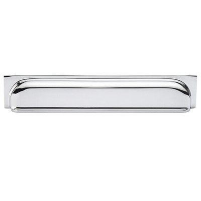 Alexander & Wilks Quantock Cupboard Cup Handle (203mm c/c), Polished Chrome - AW906PC POLISHED CHROME - 203mm c/c