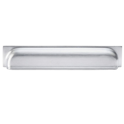 Alexander & Wilks Quantock Cupboard Cup Handle (203mm c/c), Satin Chrome - AW906SC SATIN CHROME - 203mm c/c