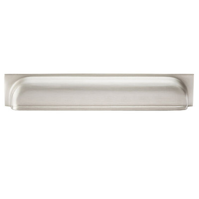 Alexander & Wilks Quantock Cupboard Cup Handle (203mm c/c), Satin Nickel - AW906SN SATIN NICKEL- 203mm c/c