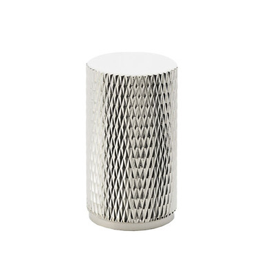 Alexander & Wilks Brunel Knurled Cupboard Knob (20mm OR 35mm), Polished Nickel - AW800-20-PN POLISHED NICKEL - 20mm