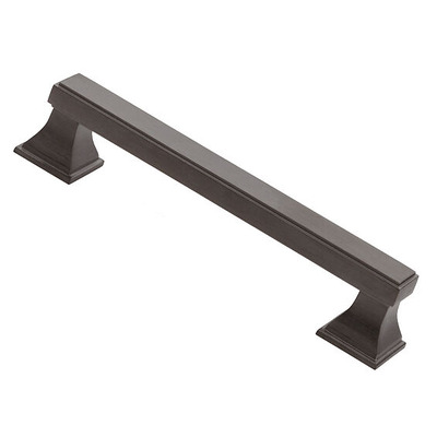 Alexander & Wilks Jesper Square Cupboard Pull Handle (128mm, 160mm OR 224mm c/c), Dark Bronze PVD - AW813-DBZPVD DARK BRONZE PVD - 128mm c/c