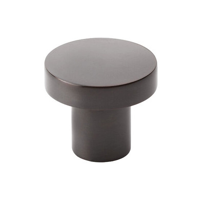 Alexander & Wilks Hanover Plain Cupboard Knob (30mm OR 38mm), Dark Bronze - AW821-30-DBZ DARK BRONZE - 30mm