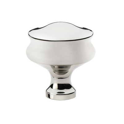 Alexander & Wilks Harris Cupboard Knob (32mm), Polished Nickel - AW831-32-PN POLISHED NICKEL - 32mm