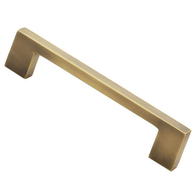 Alexander & Wilks Marco Cupboard Pull Handle (128mm, 160mm OR 224mm c/c), Antique Brass - AW837-AB ANTIQUE BRASS - 128mm c/c