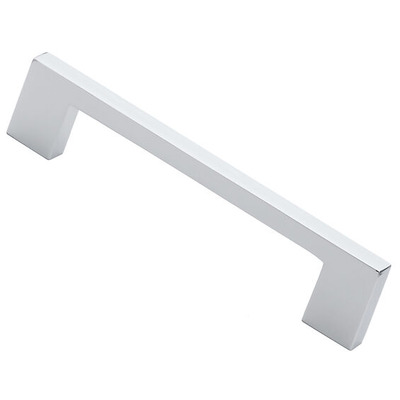 Alexander & Wilks Marco Cupboard Pull Handle (128mm, 160mm OR 224mm c/c), Polished Chrome - AW837-PC POLISHED CHROME - 224mm c/c