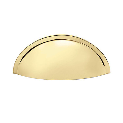 Alexander & Wilks Quieslade Cup Handle (57mm c/c), Polished Brass - AW909PB POLISHED BRASS - 57mm c/c
