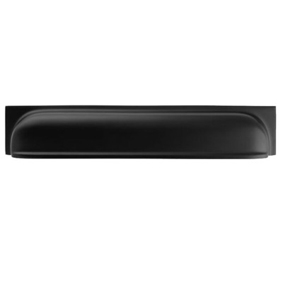 Alexander & Wilks Quantock Cupboard Cup Handle (203mm c/c), Black - AW906BL MATT BLACK - 203mm c/c