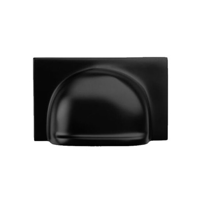 Alexander & Wilks Quantock Cupboard Cup Handle (40mm c/c), Black - AW907BL BLACK - 40mm c/c