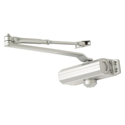 Eurospec Overhead Door Closer, Fixed Power Size 3, Silver - ESDC003 SILVER