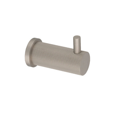 Alexander & Wilks Brunel Reeded Coat Hook, Satin Nickel - AW776SN SATIN NICKEL