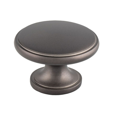 Alexander & Wilks Cambridge Round Cupboard Knob, Dark Bronze - AW849-38-DBZ DARK BRONZE