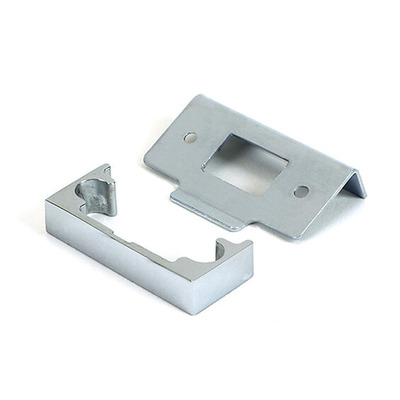 From The Anvil .5" Rebate Kit for Tubular Mortice Latch, Polished Chrome - 51827 POLISHED CHROME