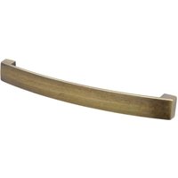 Asteria - Bow Kitchen Cupboard Handle - Antique Brass